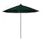 California Umbrella 9' Black Aluminum Market Patio Umbrella, Sunbrella Forest Green 194061335345 - alternate 1
